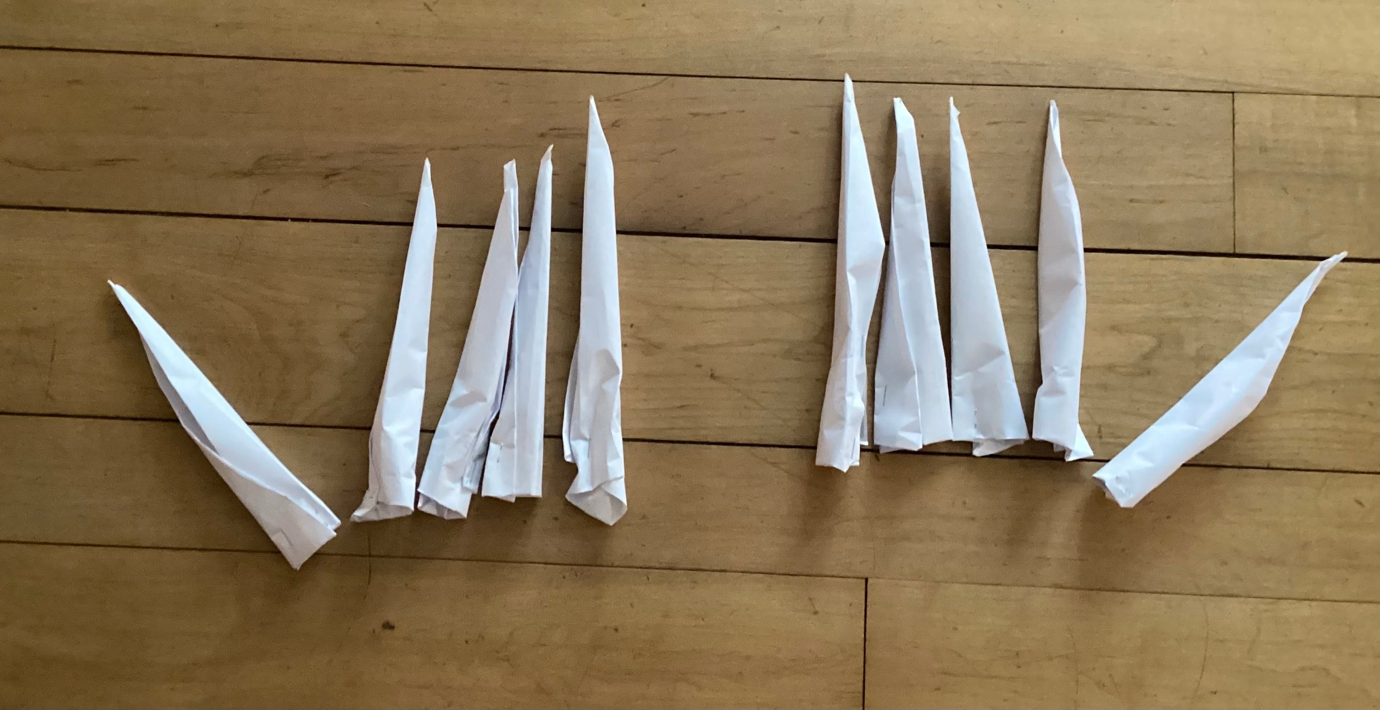 Paper nails for play 10 pcs